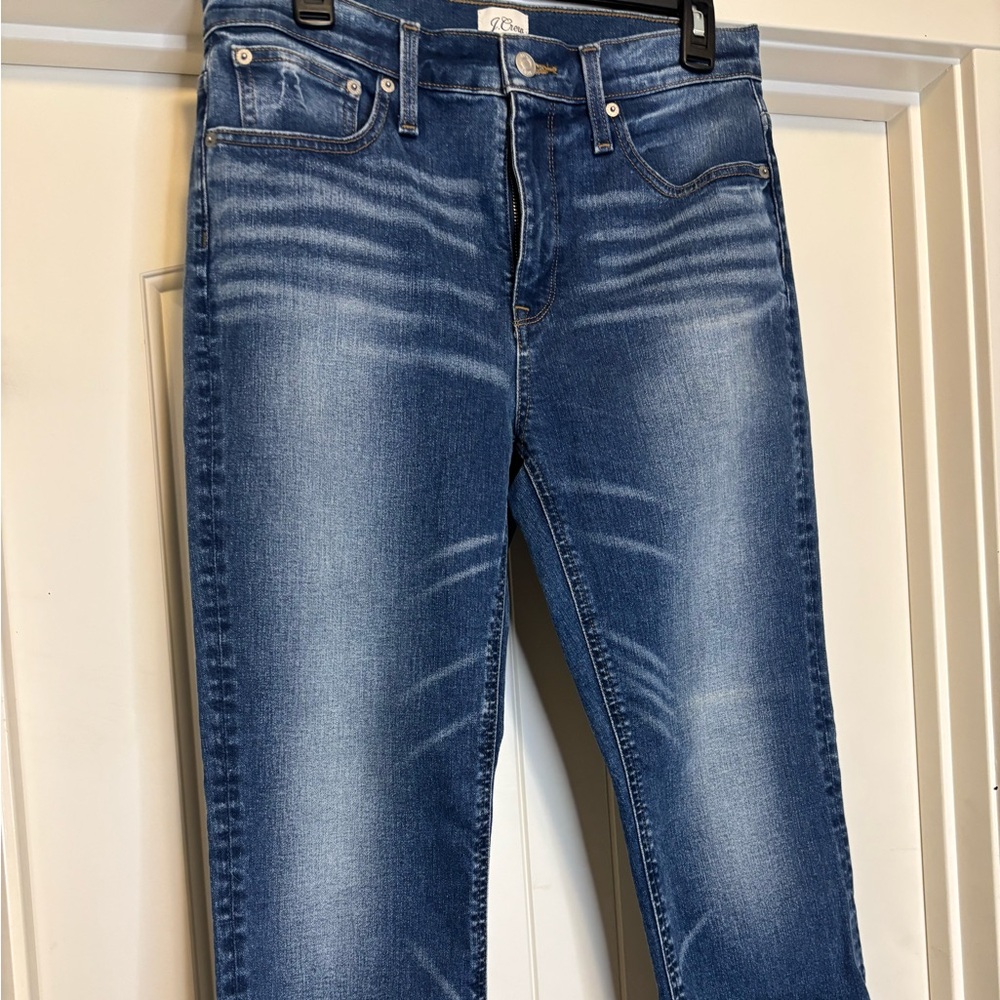 J. Crew Classic Blue Cropped Jeans - Picture 9 of 9